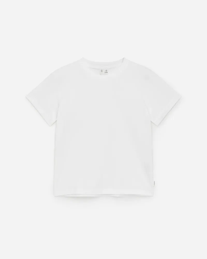 Arket T-Shirt Mit Rundhalsausschnitt - Weiß Weiß