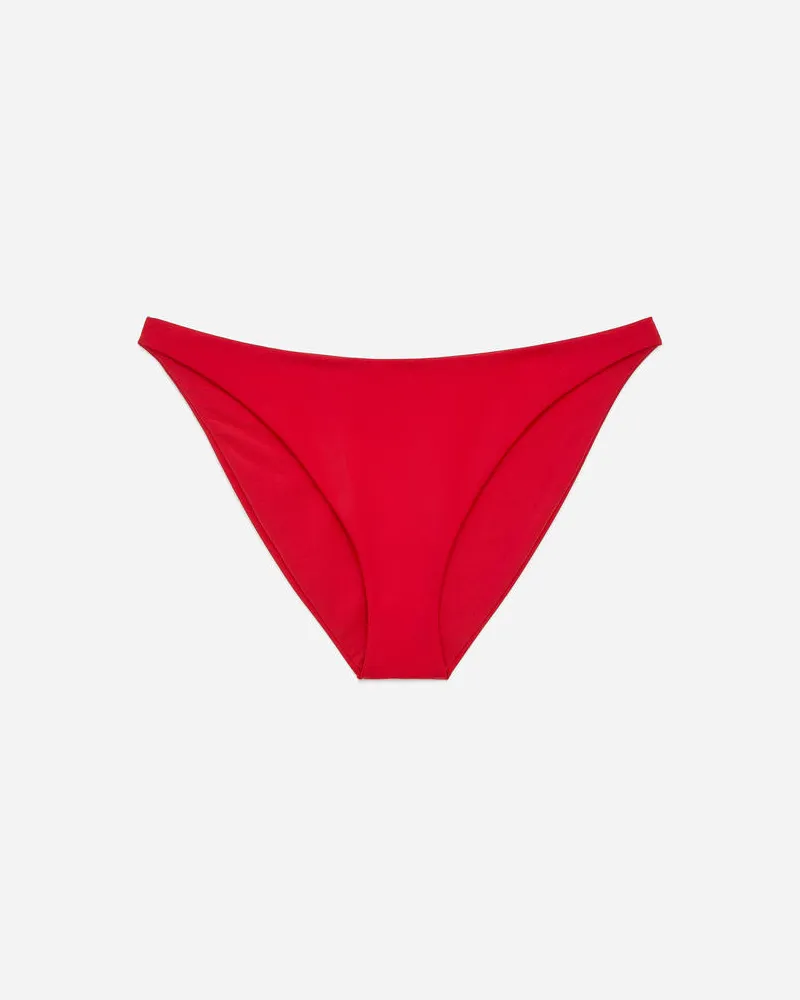 Arket Tief Sitzende Bikinihose - Rot Rot