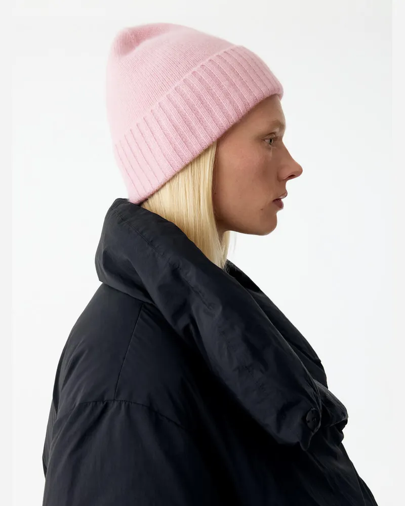 Arket Beanie Aus Kaschmir -Rosa Rosa