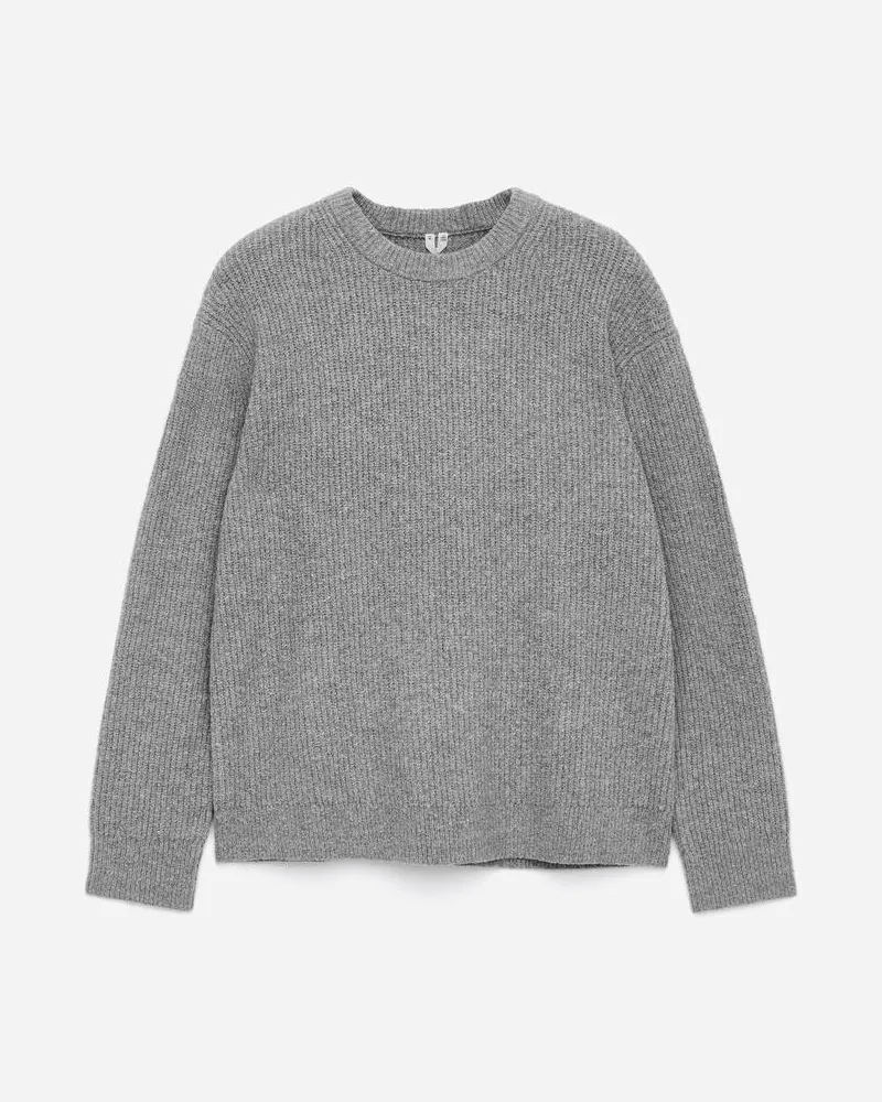 Arket Pullover Aus Baumwollmischung -Grau Grau