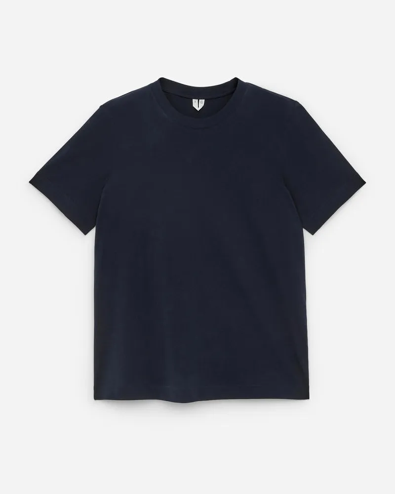 Arket Lily Leichtes T-Shirt - Blau Dunkelblau