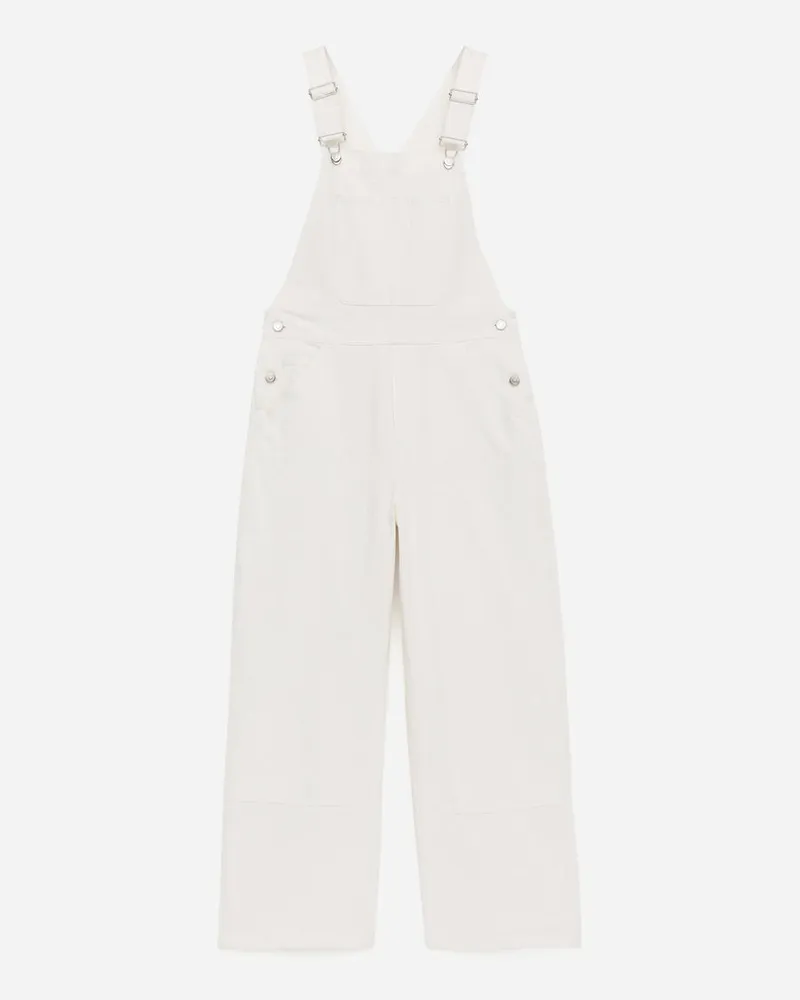 Arket Jeans-Latzhose -Weiß Weiß