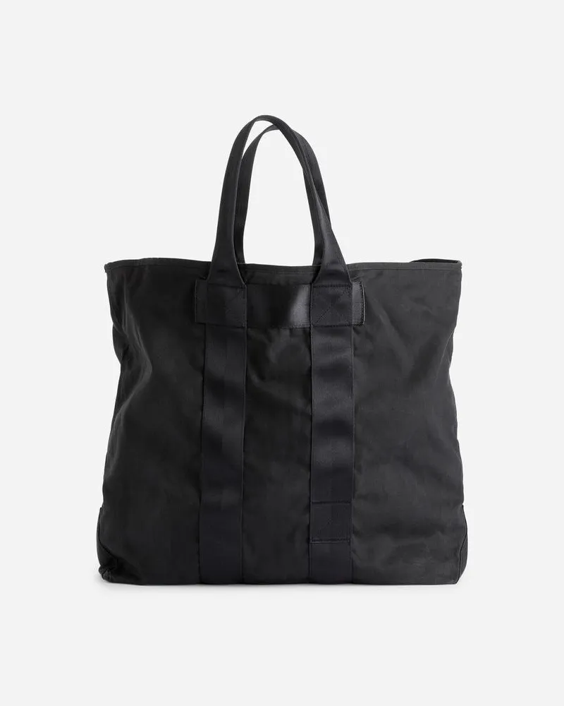 Arket Tragetasche Aus Gewachstem Canvas -Blau Blau