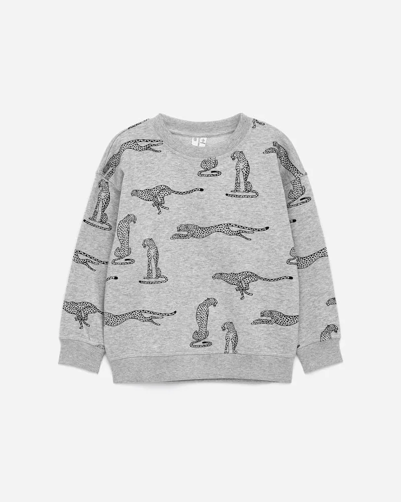 Arket Legeres Sweatshirt -Grau Grau
