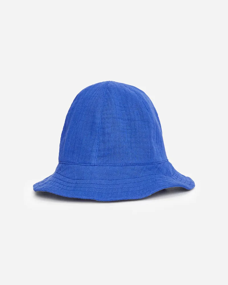Arket Sonnenhut Aus Baumwoll-Musselin -Blau Blau
