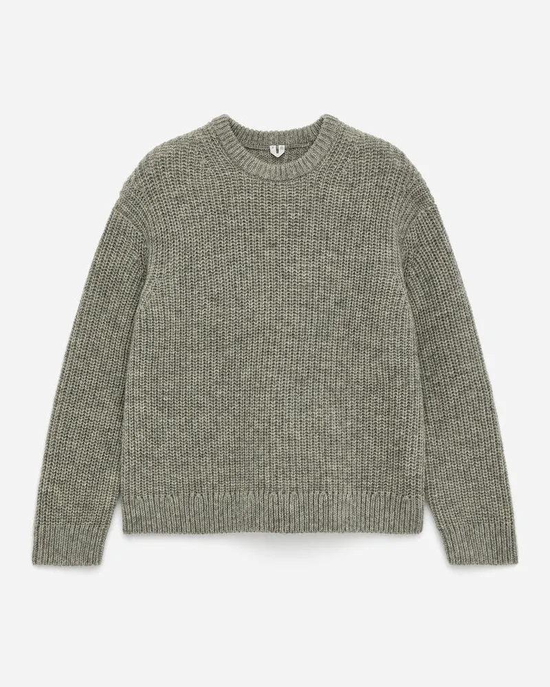 Arket Wollpullover -Grau Grau
