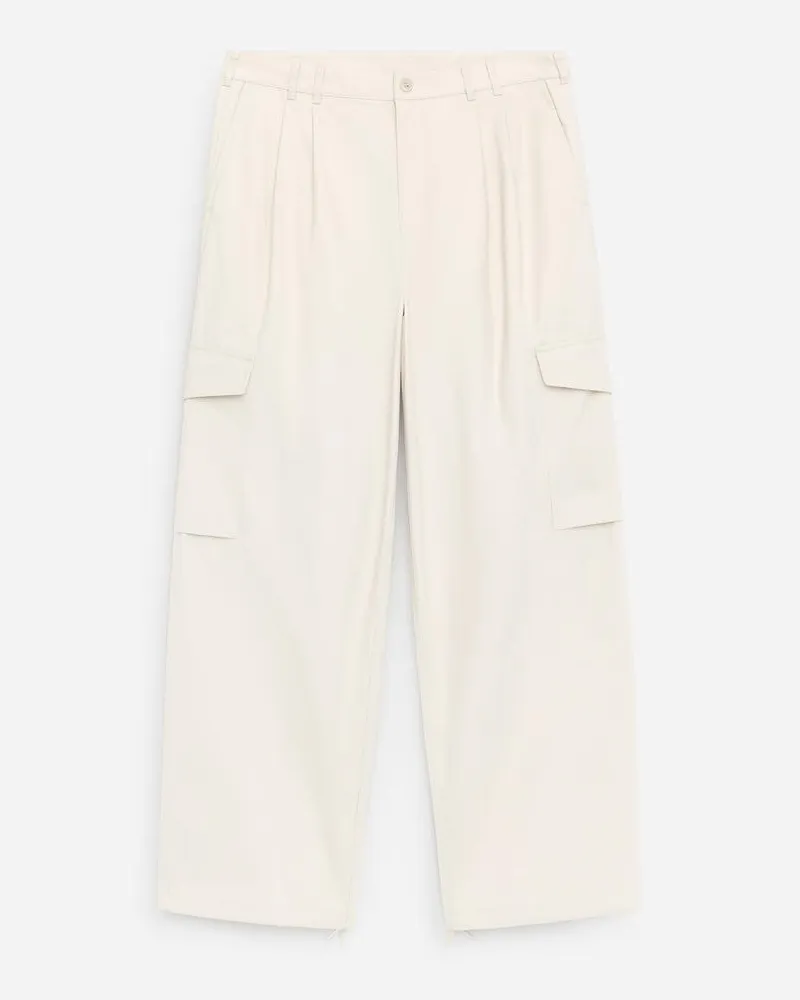 Arket Weite Cargohose -Weiß Weiß