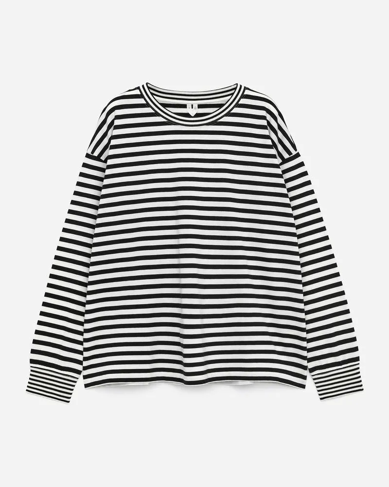 Arket Langarmshirt -Schwarz Schwarz