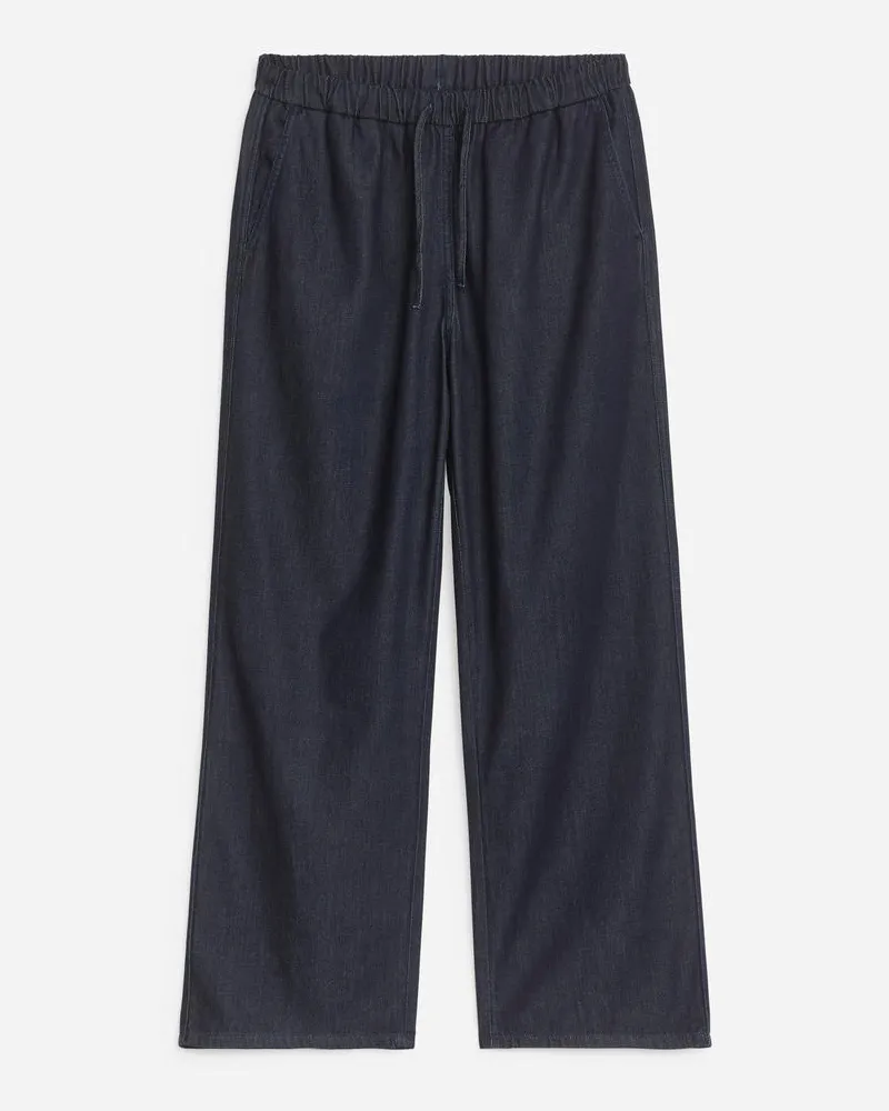 Arket Raw-Denim-Hose -Blau Blau
