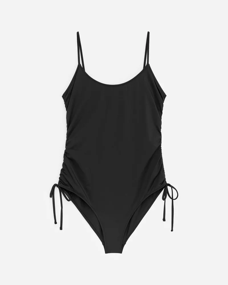 Arket Badeanzug Mit Bindebändern -Schwarz Schwarz