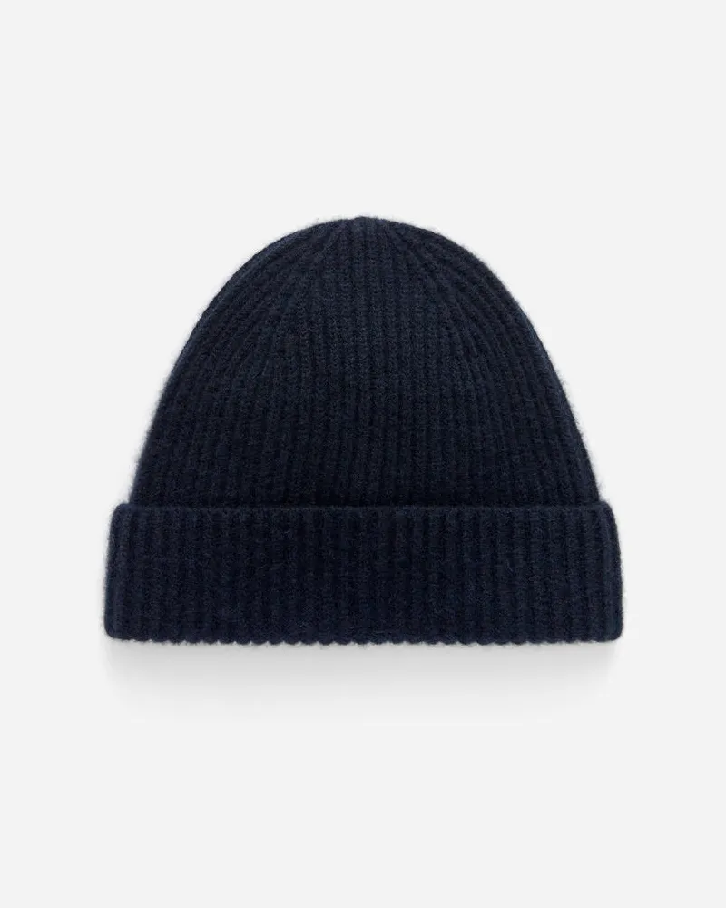 Arket Beanie Aus Kaschmir Und Wolle -Blau Blau