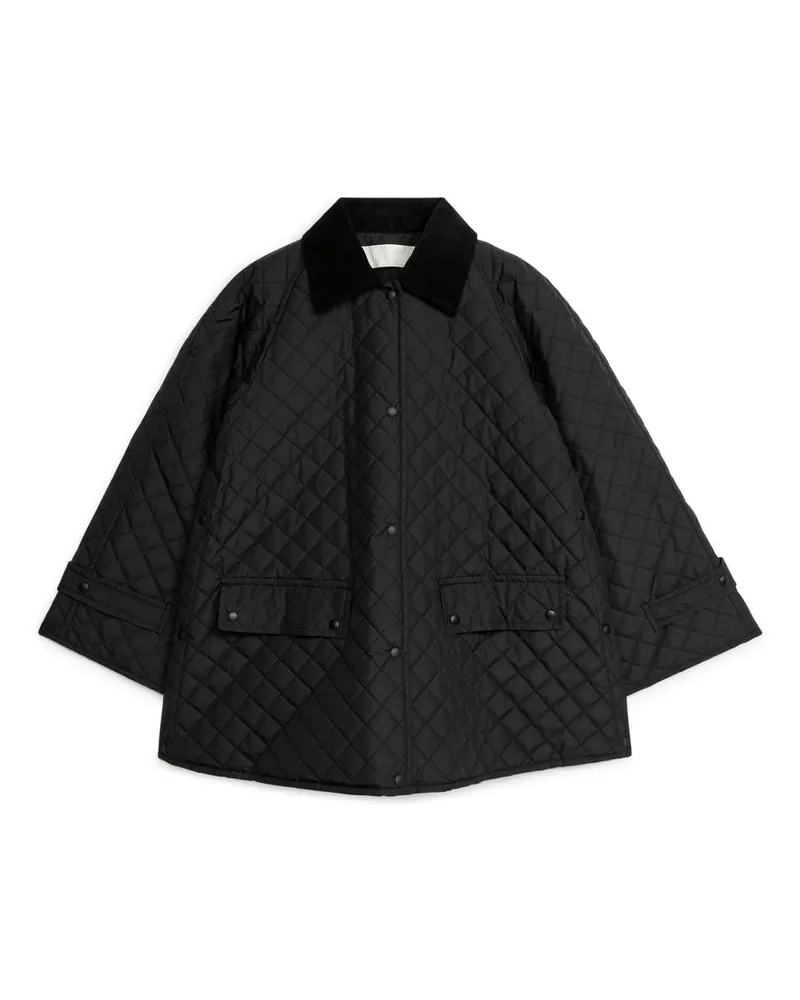 Arket Steppjacke - Schwarz Schwarz