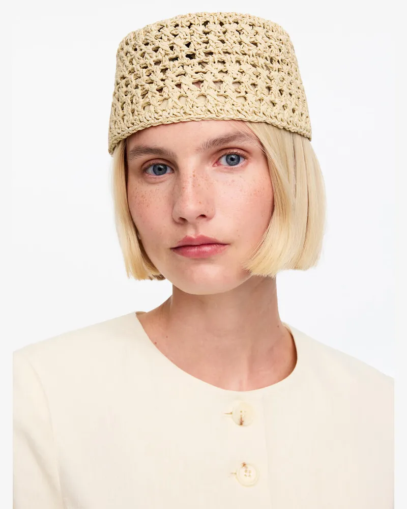 Arket Strohhut -Beige Beige