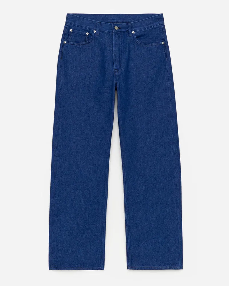 Arket Shore Boyfriend-Jeans - Blau Blau