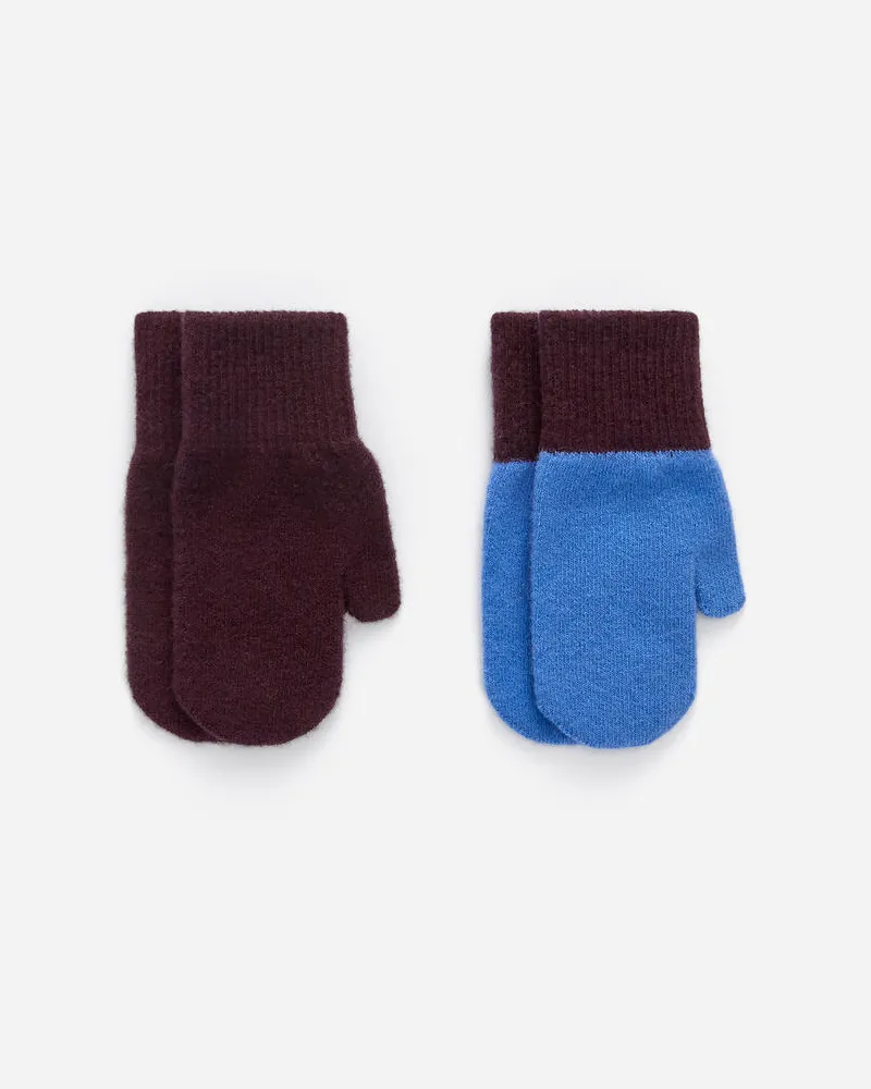 Arket Wollfäustlinge -Blau Blau