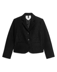 Arket Gesteppter Blazer Schwarz