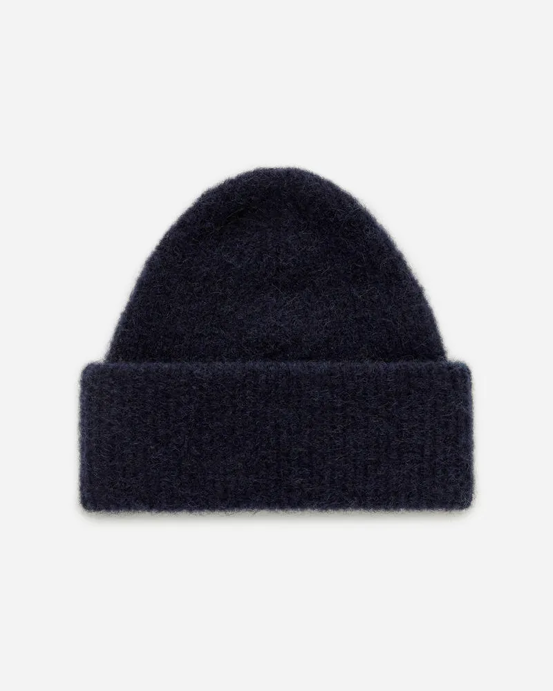 Arket Beanie Aus Alpaka- Und Merinowolle -Blau Blau