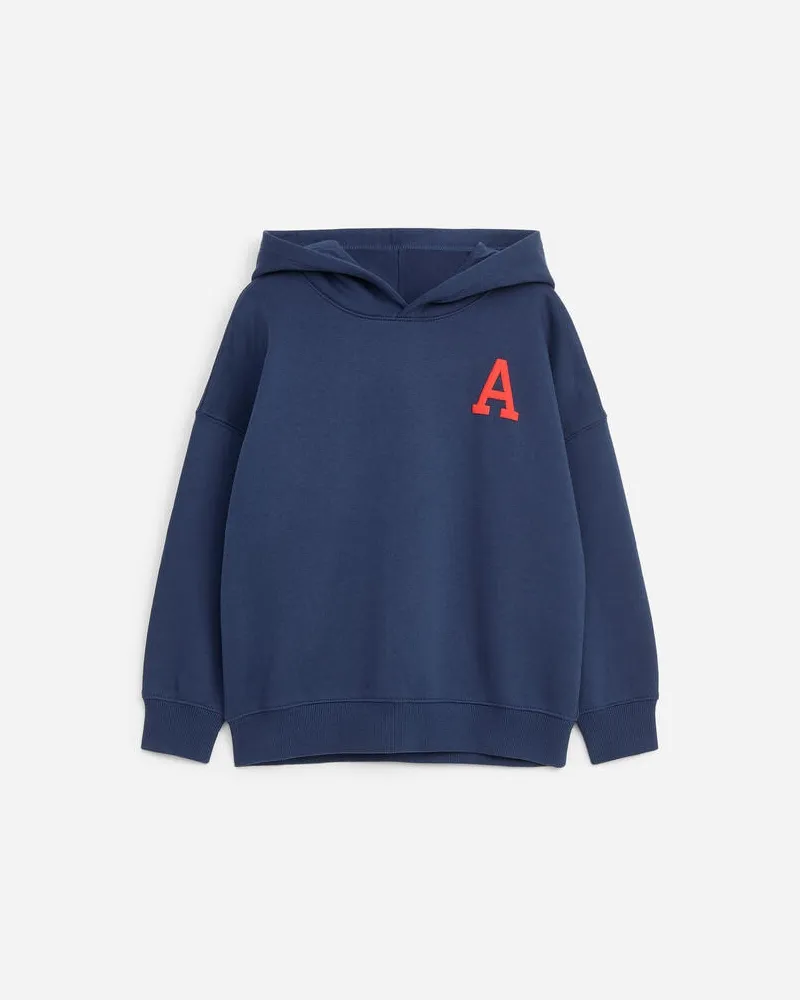 Arket Schweres Kapuzensweatshirt -Blau Blau
