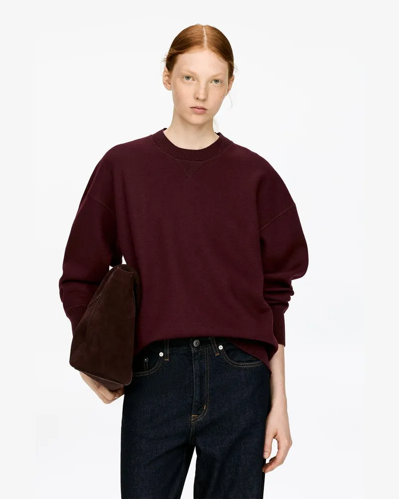 Arket Sweatshirt Aus Einer Wollmischung -Rot Rot