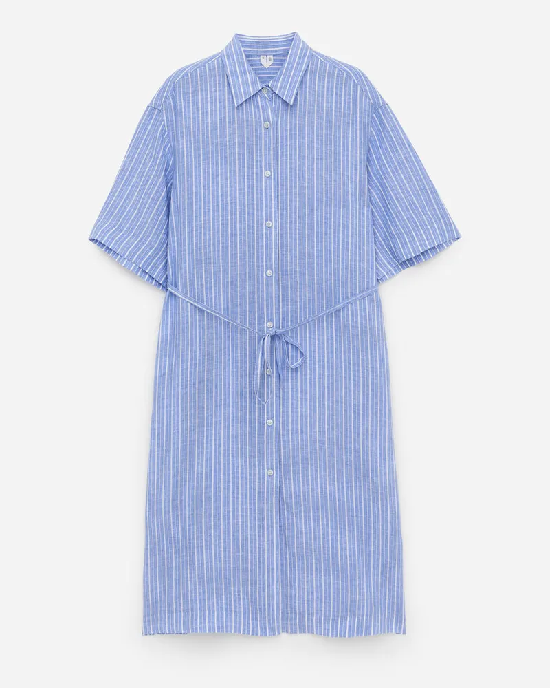 Arket Hemdkleid Aus Leinen -Mehrfarbig Mehrfarbig