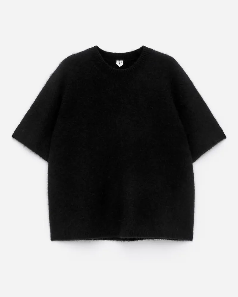 Arket Pullover Aus Alpakawolle Und Wolle -Schwarz Schwarz