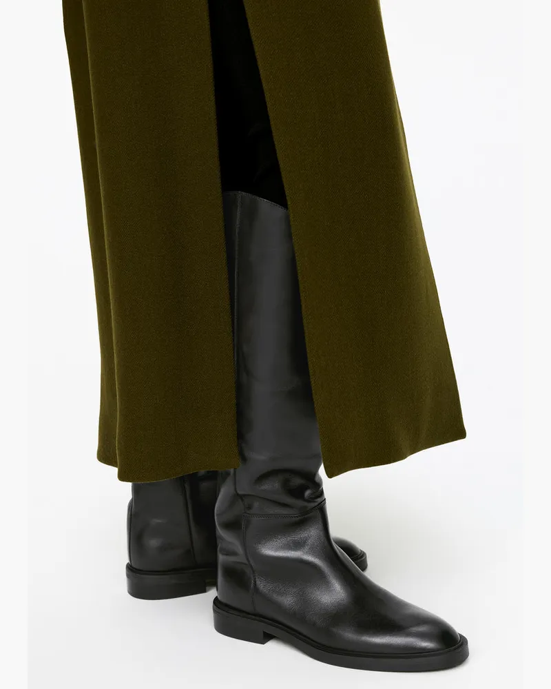 Arket Reitstiefel Aus Leder -Schwarz Schwarz