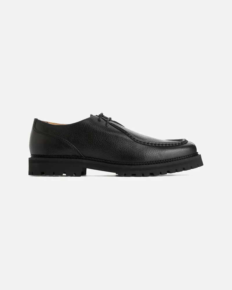 Arket Moc-Toe-Lederschuhe -Schwarz Schwarz
