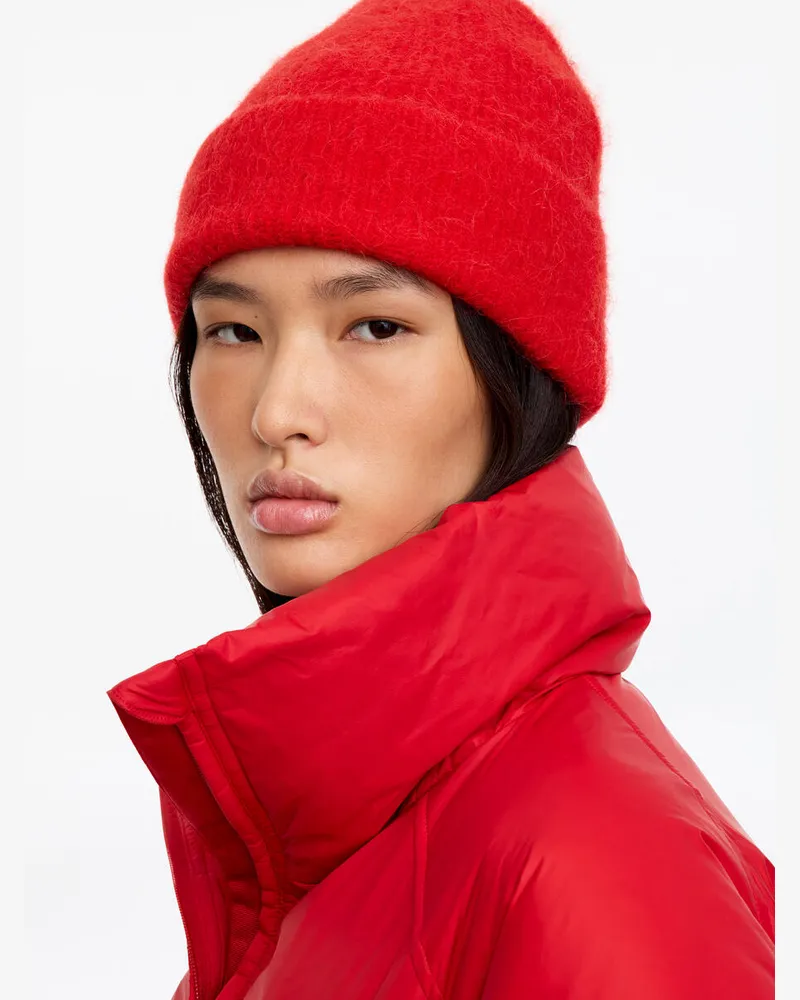 Arket Beanie Aus Alpakawollmischung -Rot Rot
