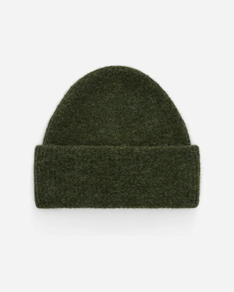 Arket Beanie Aus Alpakawolle Und Wolle -Grün Grün