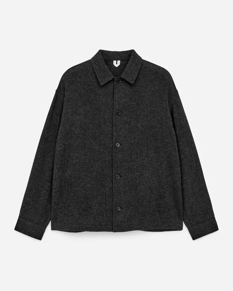Arket Lockeres Overshirt -Grau Grau