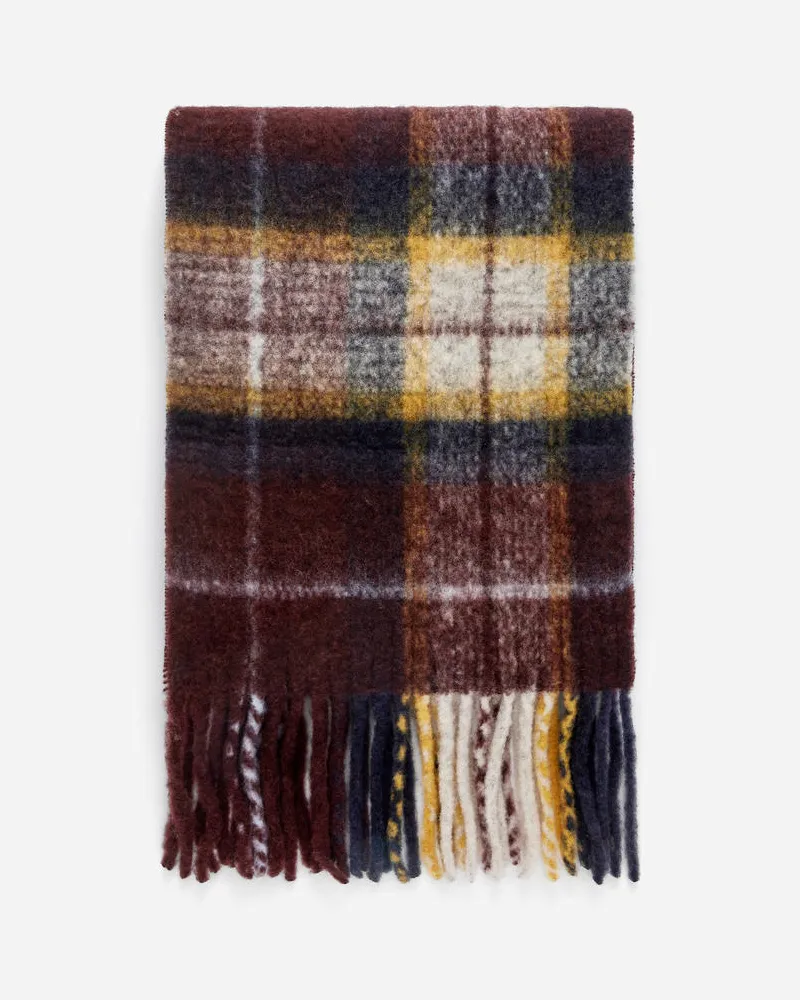 Arket Schal Aus Wollmischung -Rot Rot