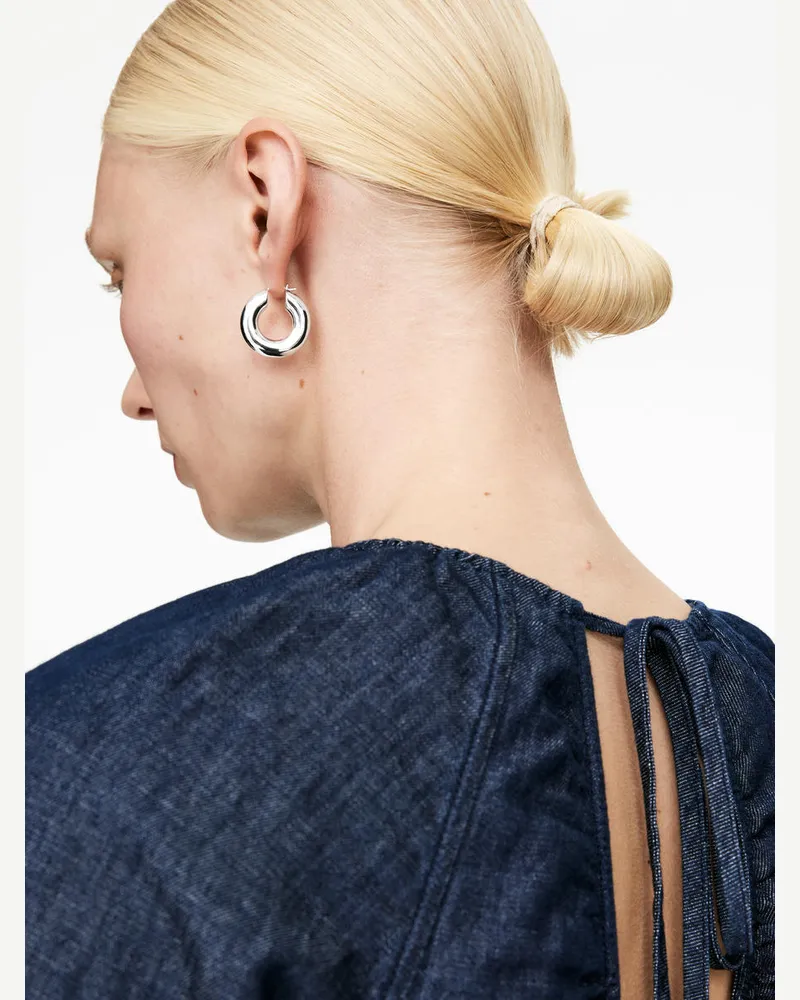 Arket Versilberte Hoops -Grau Grau