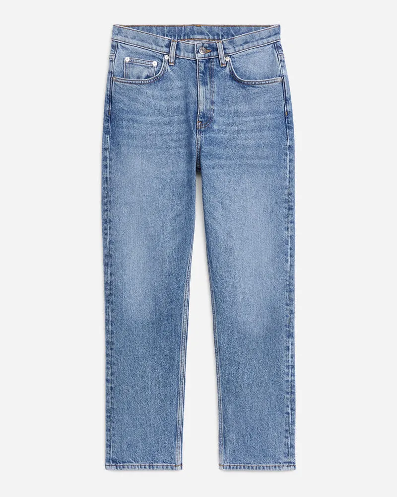 Arket Jade Cropped Slim Jeans - Blau Blau