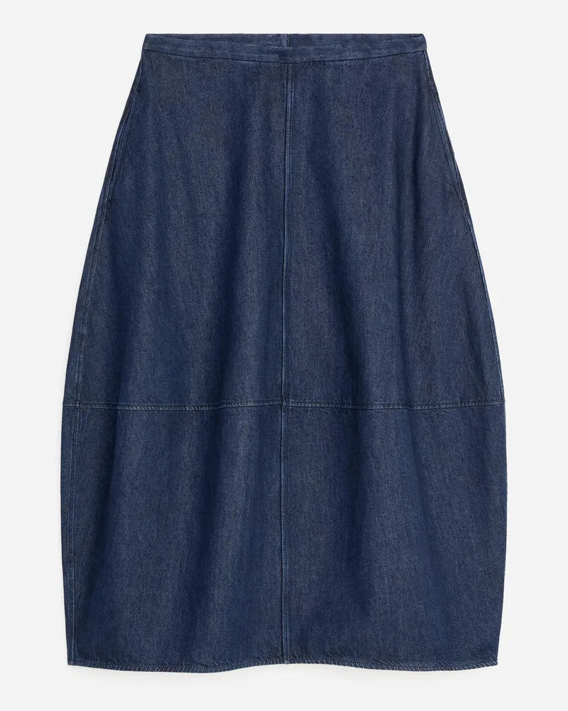 Arket Jeansrock Mit Barrel-Schnitt -Blau Blau