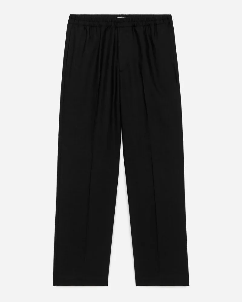 Arket Weite Wollhose -Schwarz Schwarz