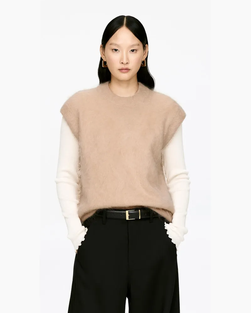 Arket Pullunder Aus Mohair Und Wolle -Rosa Rosa