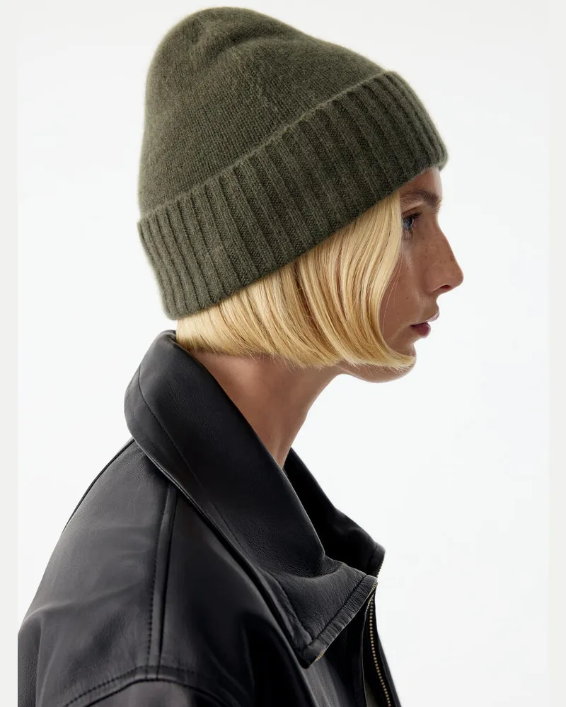 Arket Beanie Aus Kaschmir -Grün Grün