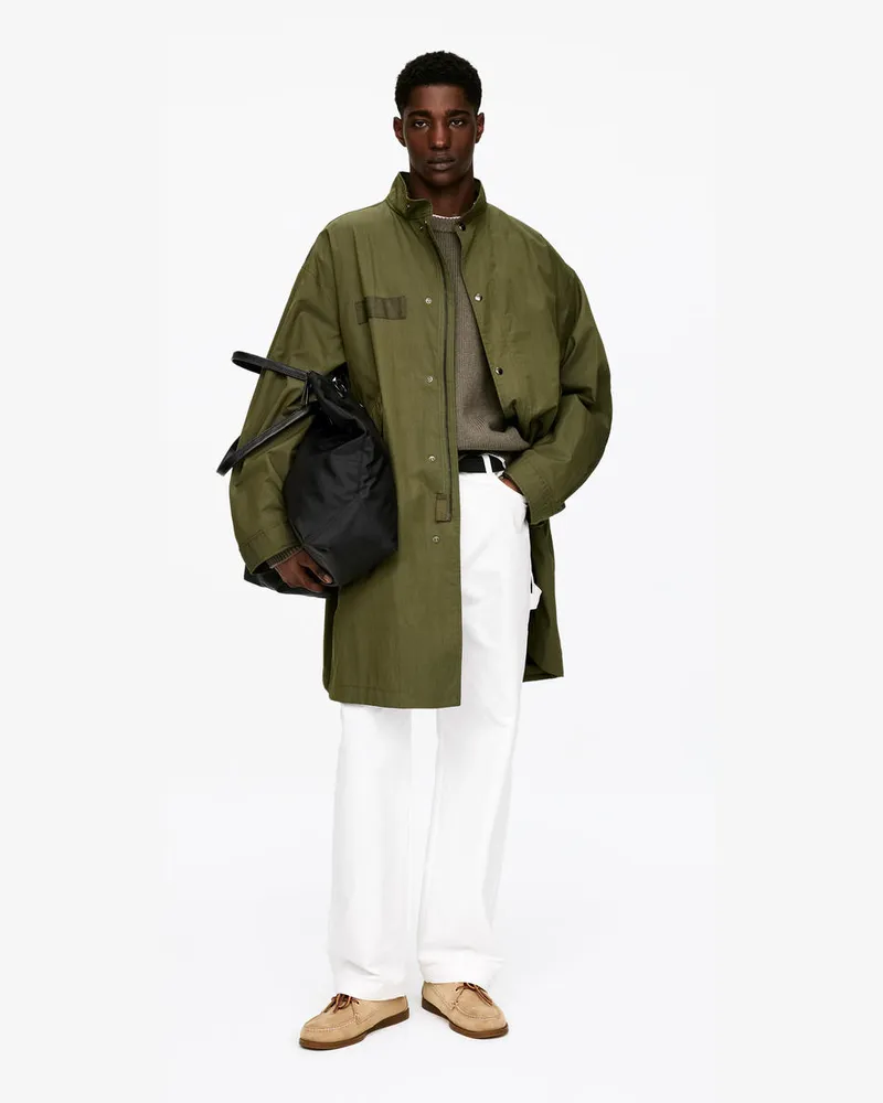 Arket 36-Stunden-Tragetasche Mit Lederdetails -Schwarz Schwarz