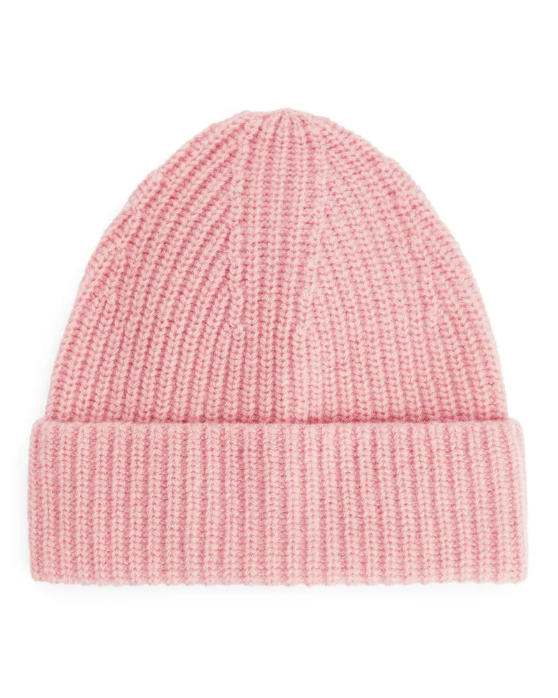 Arket Woll-Beanie - Rosa Rosa