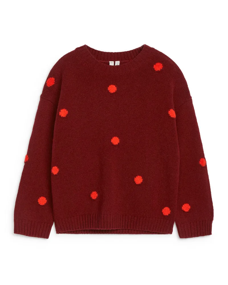 Arket Wollpullover -Rot Rot