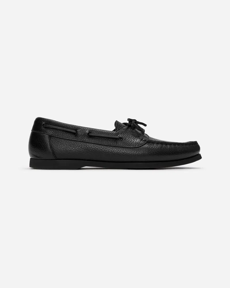 Arket Bootsschuh Aus Leder -Schwarz Schwarz