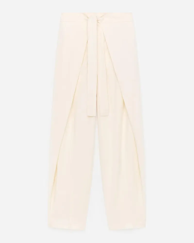 Arket Elegante Hose Im Wickeldesign -Weiß Weiß