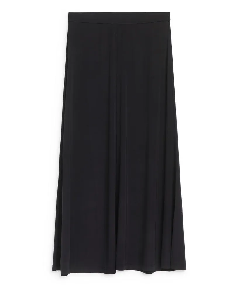 Arket Maxirock Aus Jersey - Blau Dunkelblau