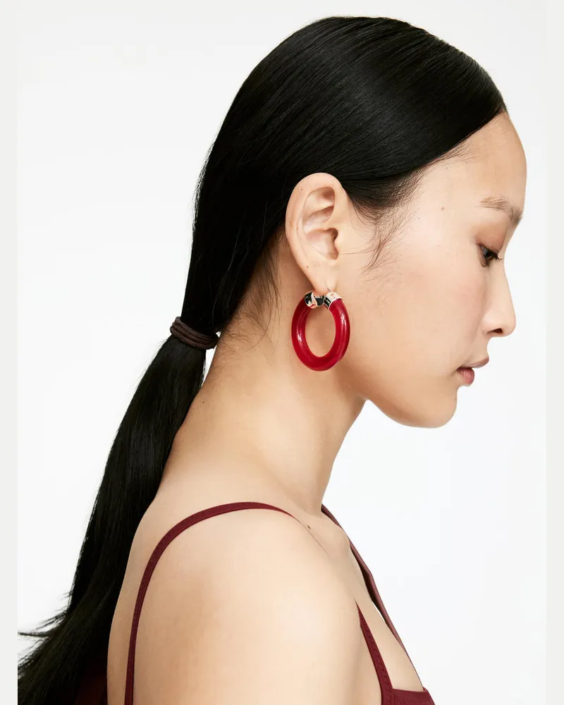 Arket Hoops Aus Harz -Orange Orange