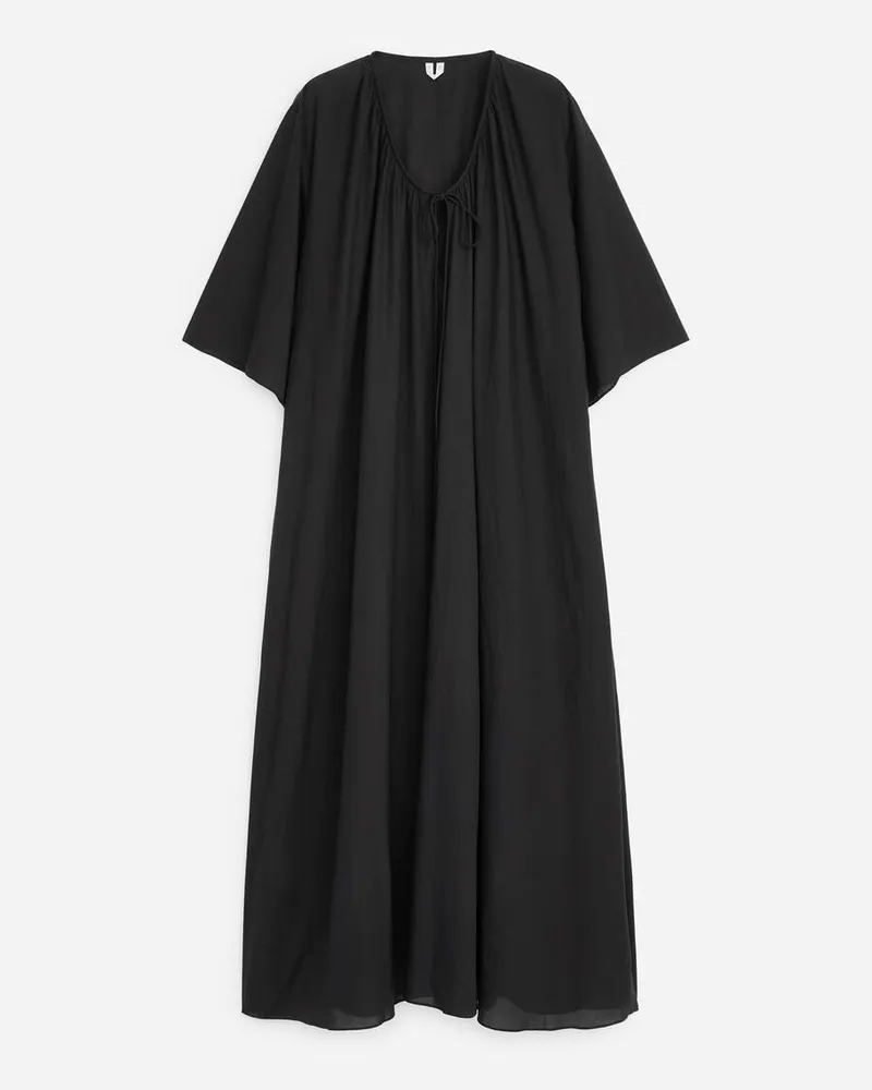 Arket Strandkleid Aus Lyocell-Mischung -Schwarz Schwarz