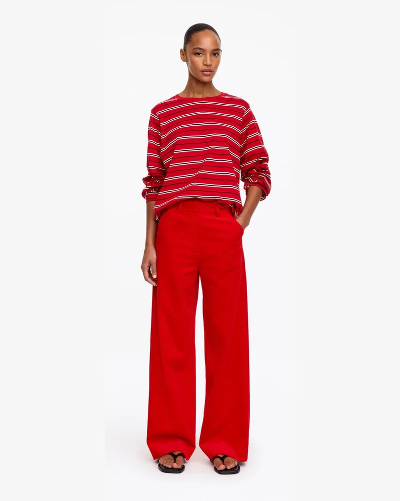 Arket Weite Cordhose -Rot Rot