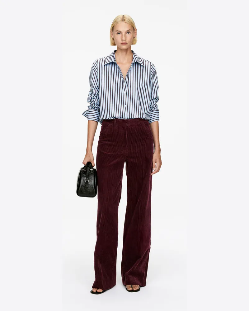 Arket Weite Cordhose -Rot Rot