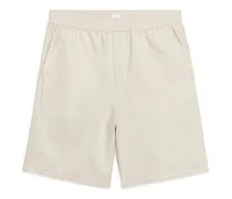 Baumwoll-Leinen-Shorts mit Schnürung