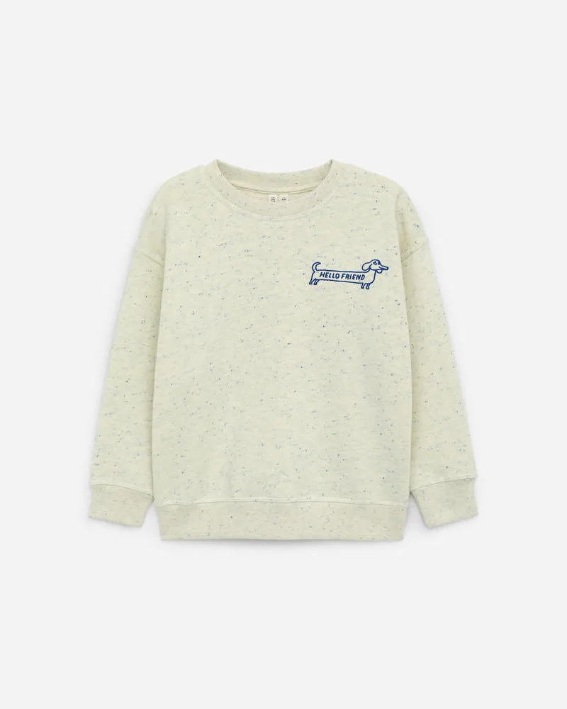 Arket Sweatshirt Mit Stickerei -Weiß Weiß