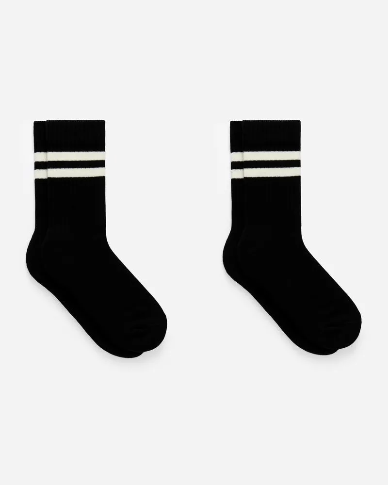 Arket Sportliche Baumwollsocken -Schwarz Schwarz
